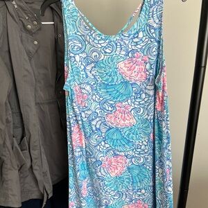 Lilly Pulitzer Kristen Blue and Pink Dress